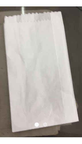 Saquinho De Pipoca Papel Branco 13cm X 17cm Altura 500un. 1