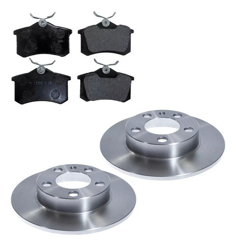 Kit Discos Y Pastillas P/ Volkswagen Bora Golf Trasero 0