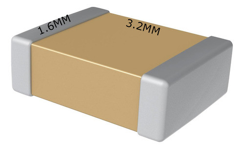10 Capacitores Smd 1206 (chip) 0.0047uf 4.7nf 4700pf 1