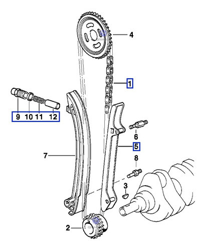 Kit Distribucion Con Cadena Bmw Serie 3 328i E36 2.8 1999 1