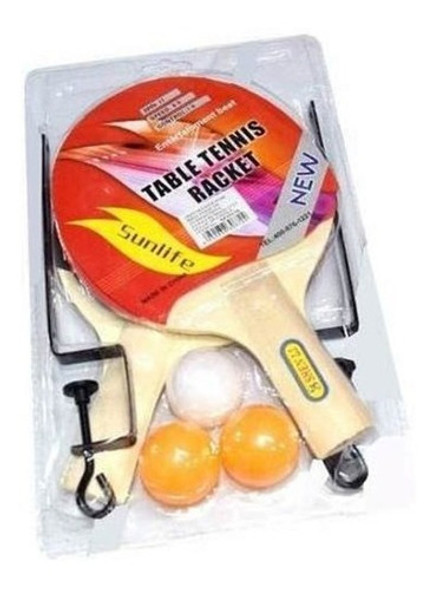 Set De Ping Pong + Red + 3 Pelotas 1 Set De Ping Pong + Red + 3 Pelotas 1