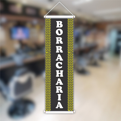 Banner Faixa Placa Borracharia Pneu Carros Divulgação Loja 1