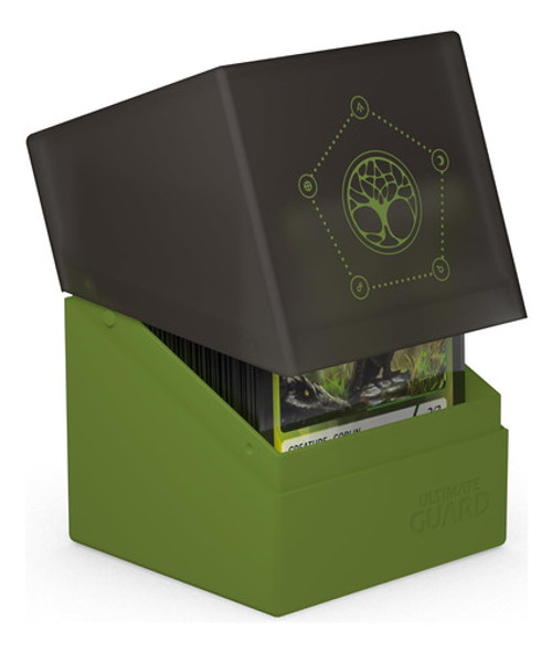 Caja Exclusiva Para Cartas Tcg De Color Verde Oliva 1