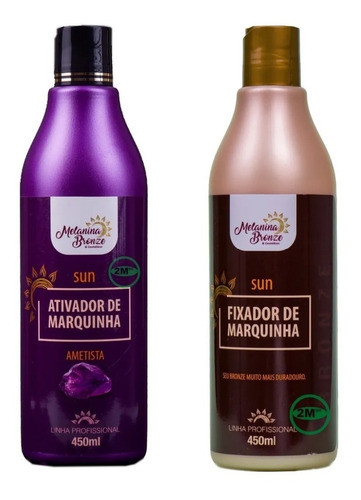 1 Ativador Ametista + 1 Fixador Sun Melanina 0