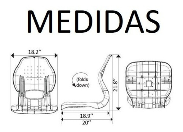 Asiento Butaca Respaldo Rebatible Lancha Bote Nautica 1