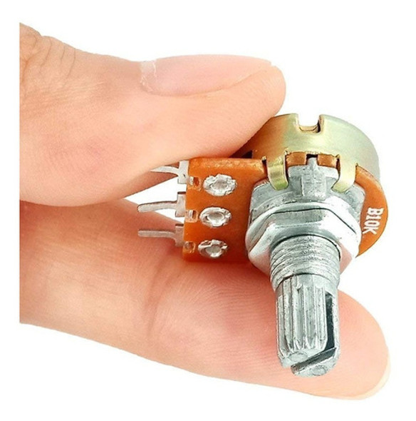 Potenciometro Lineal 15mm 3pin Wh148 B10k 1