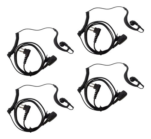 8 Fones De Ouvido Para Radio Ht Comunicaçao Dep450 Ep450 Bom 0