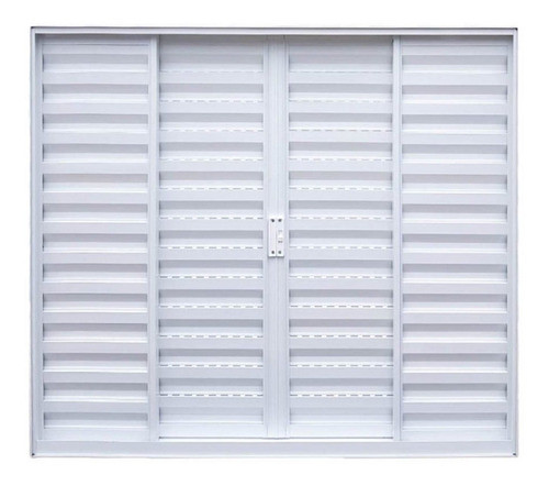 Janela De Alumínio Veneziana De Correr 100x150cm 4 Folhas 0