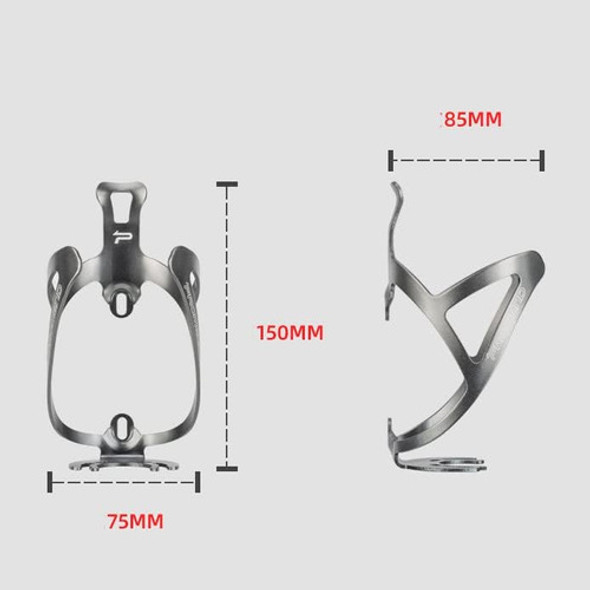 Soporte Para Botella Para Bicicleta Aluminio Negro 1