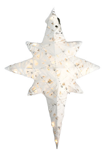 Estrella Alambre  55  Cm Con Luz #30815 - Sheshu Navidad 0