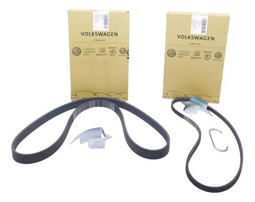 Correias Alternador E Ar Condicionado Volkswagen Gol G6 2013 0