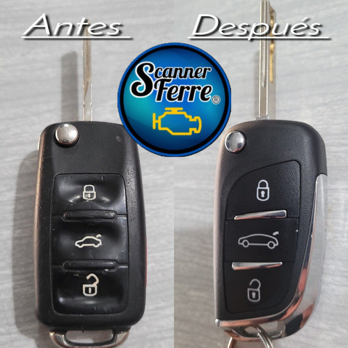 Copia Llave Codificada Peugeot 207 206 Con Telemando 1