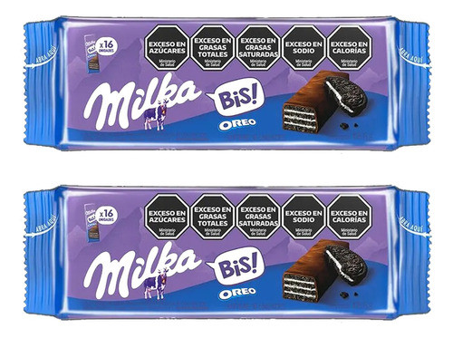 Milka Bis Oreo 16un Pack X 2un - Cioccolato Tienda De Dulces 0