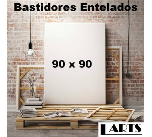 Bastidor Entelado Profesional (lienzo) 90cm X 90cm 1