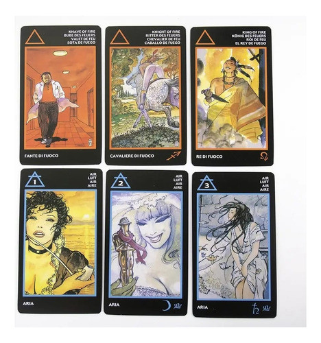 Manara Tarot, Stock Ya, Lata, Cartas Con Bordes Metalizados. 1