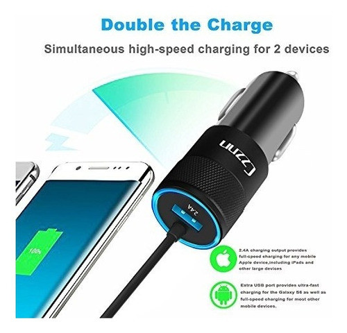 Cargador Para Coche iPhone, Cargador Rápido Para Automóvil 4 1