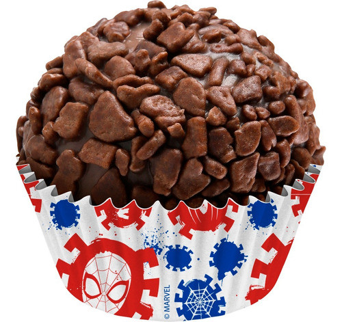 200 Unidades - Forminha De Doce Número 5 - Spidey E Amigos 0