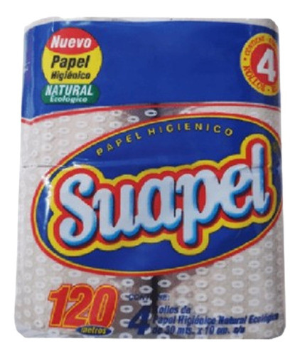Pack Papel Higiénico Suapel Natural 4x30m- X24u - Dh Tienda 0