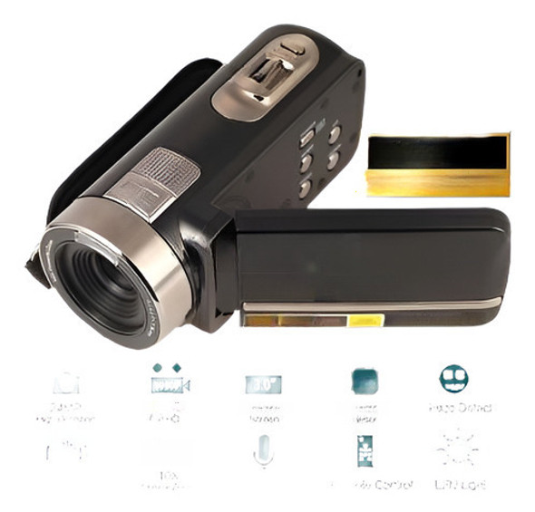 Videocámara Digital Full Hd 1080p  Nightshot 16xzoom Dvr Con 1