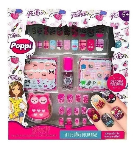 Juguete De Maquillaje Para Nenas Set De Uñas Limas X2 1