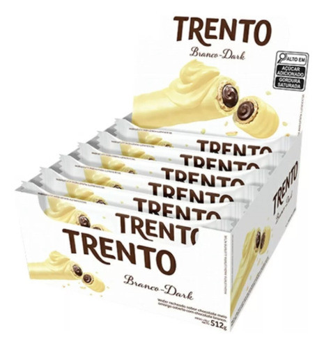 Chocolate Trento Caixa 16und. X32g Branco 512g 0