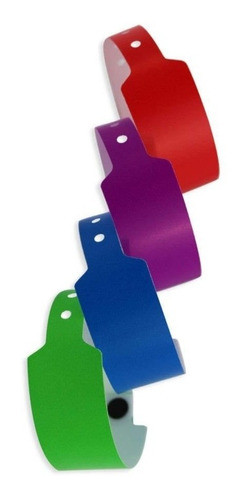 Pulseras Plasticas Precintos De Pvc Lisas X 250 Unidades 1