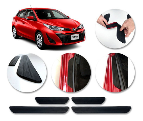 Cubre Zócalos Puertas Toyota Yaris 2022 Accesorios Kenny 0