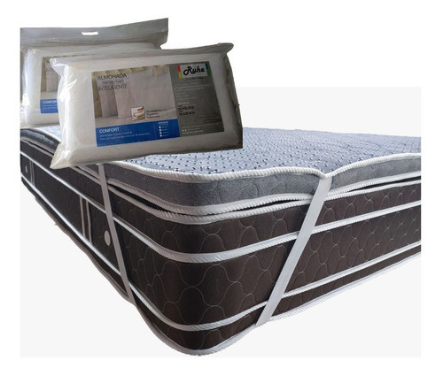 Pillow Top Desmontable Soft 1,40+2 Almohadas Viscoelásticas 0