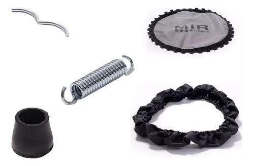 36 Resortes + 18 Soportes W + 6 Regatones + Lona + Funda Mir 0