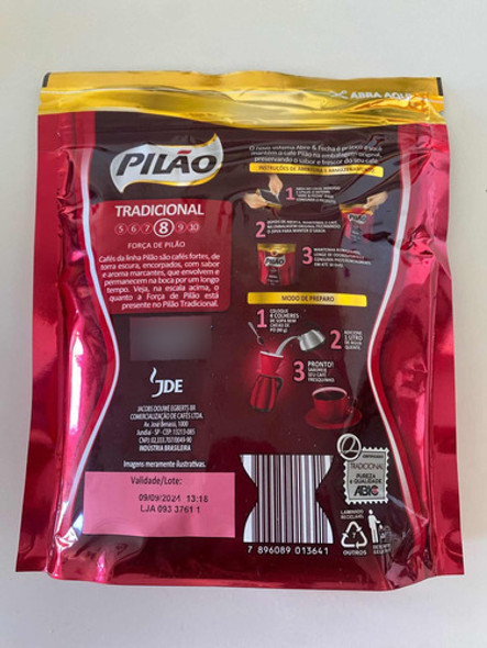 Cafe Pilão Tradicional 250gs Bolsa 1