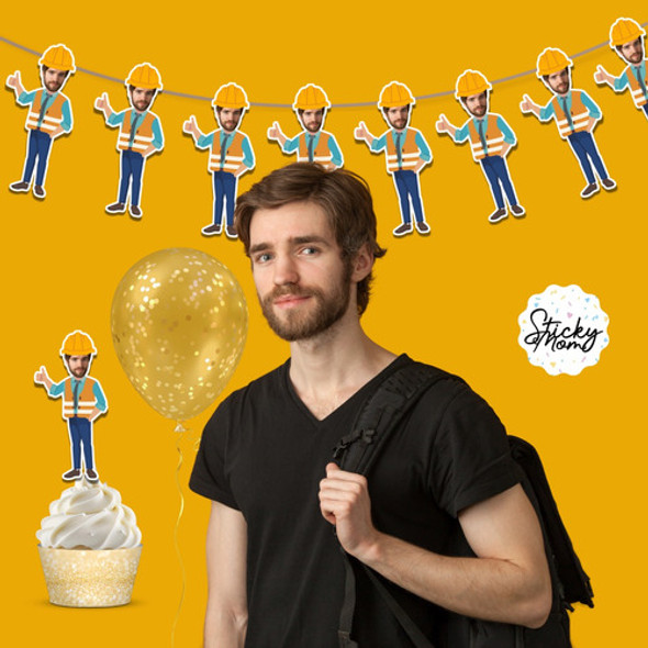 Kit Imprimible Recibida Ingeniero Guirnalda Ingeniería 1