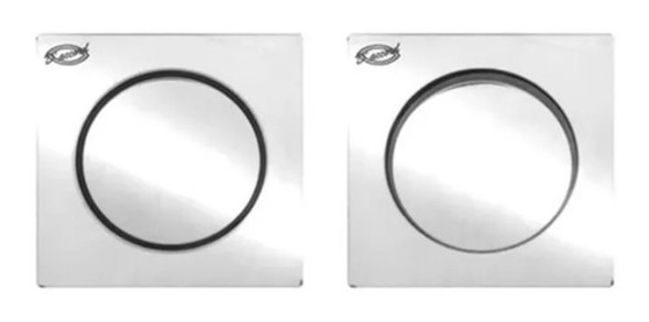 Rejilla De Desagüe Quick Clack Acero Inox. 15x15 - Daccord 0