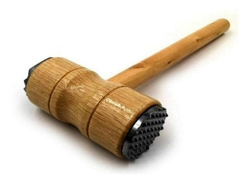 Martillo Maza Bife Carne Madera Fundicion Cocina Gourmet $ab 0