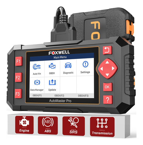 Foxwell Escner De Coche Nt604 Elite Obd2 Escner Abs Srs, Lec 0