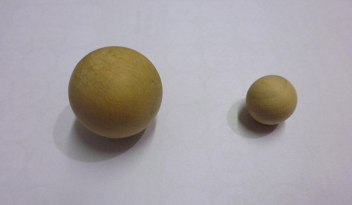 70 Bolillas De Madera Lisa Sin Impresion 2 Cm 1