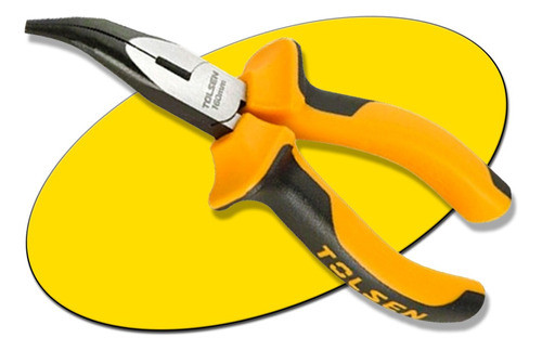 Pinza Alicate De Punta Curva 160mm 6 Pulgadas 0