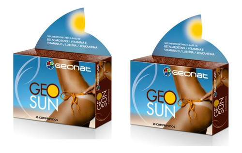 Suplemento Bronceador Proteger Piel Autobronceante Geosun X2 0