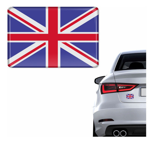 Emblema Adesivo Bandeira Reino Unido Resinado 3d Bd45 Fgc 0