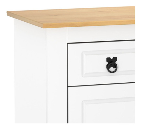 Mesa De Luz 1 Puerta 1 Cajon Linea Mexicana Dormitorio 1