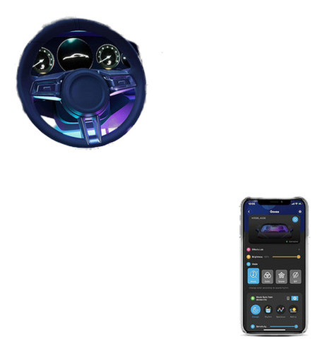 Luces Led Para Coche, Automovil. Decoración. Modo Musica. 0