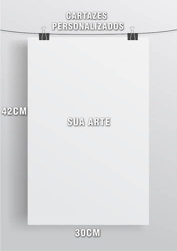 10 Cartazes De Publicidade E Divulgação Personalizado 30x42 1
