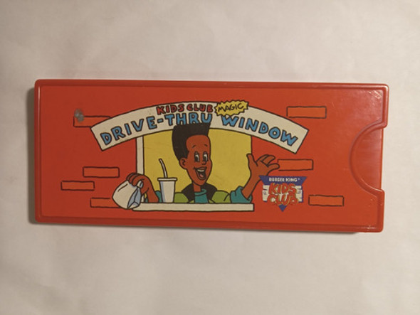 Drive Thru. Juguete Burger King Retro. Años 90 0