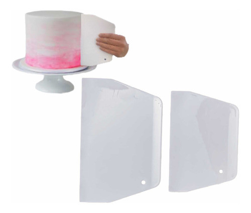 Scraper Plastico X 2 Medidas Cornet Fratacho Alisador Torta 0