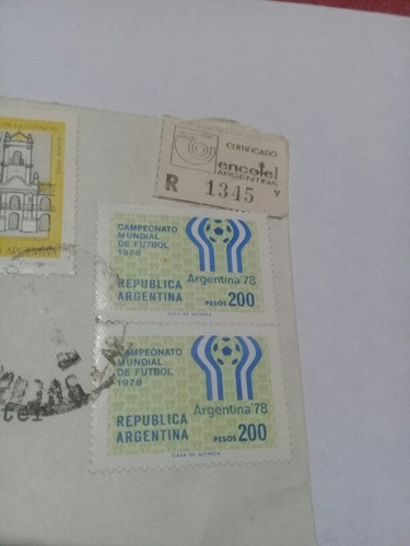 Sobre De Cartas Campionato Mundial De Futbol 1978 1