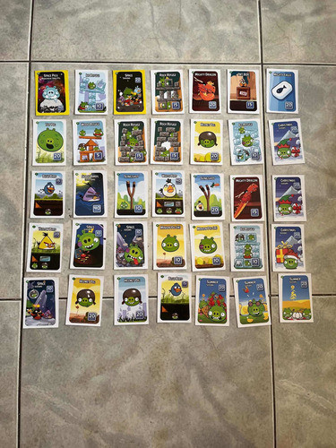 Cartas De Angry Birds (80) Edición Roja 1