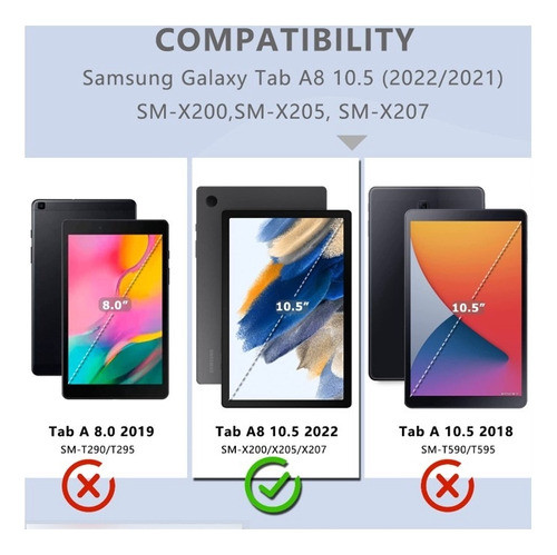 Película Hidrogel Tablet P/ Galaxy Tab A8 Sm- X200 X205 X207 1