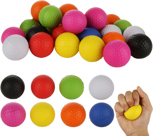 Wopplxy 80 Pelotas Espuma Práctica Golf, Pelotas Vuelo Con O 0