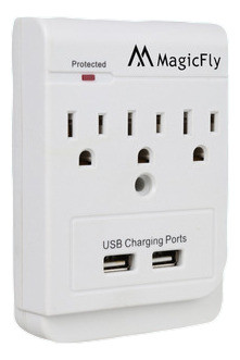 Doble Puerto Usb 3 Ca Placa Panel Tr Receptáculo Pared Carga 0