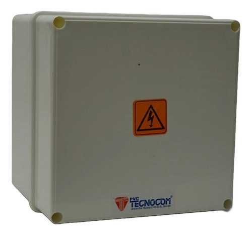 Caja De Pase Eléctrica 200x200x170 Y Tapón De Goma Tecnocom 0