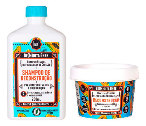 Lola Bemdita Ghee Shampoo 250ml + Mascara Reconstrucción 0